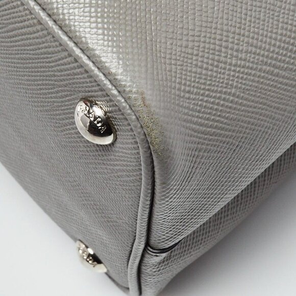 Prada Marmo Saffiano Lux Leather Double Handle Small Tote Bag - Picture 12 of 12